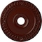 Ekena Millwork Wreath Ceiling Medallion (Fits Canopies up to 6"), 21 1/8"OD x 3 5/8"ID x 7/8"P, Brushed Mahogany CM21WRBMF - alternate 1